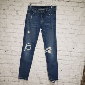 🧡J.BRAND Villain Skinny Distressed Jeans